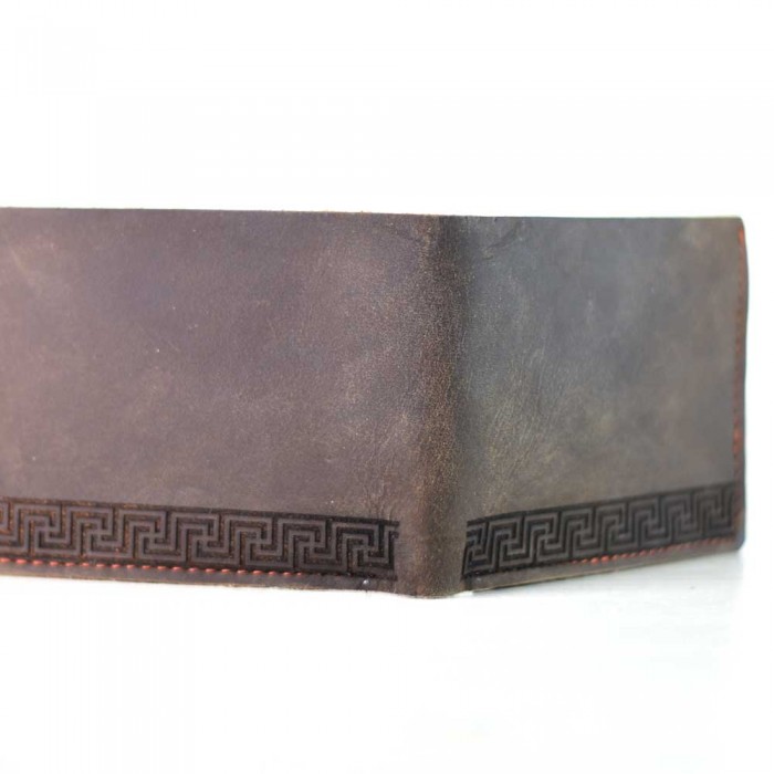 Handmade Greek leather wallet