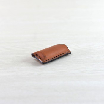 Handmade leather case with 