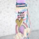 Easter rainbow candle for girl
