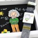 Easter set with candle and 3d painting with Einstein