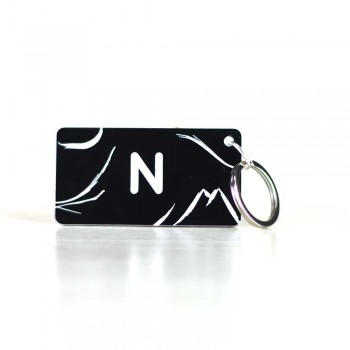 Keychain with initial name