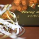 Personalized mirror gold wedding wish book